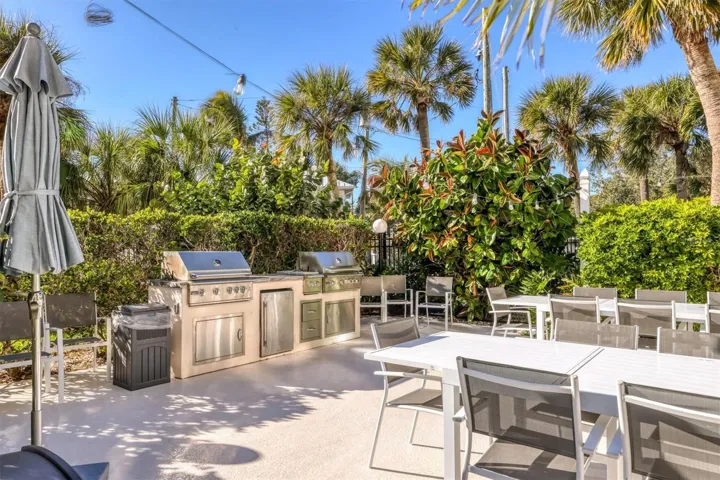 Outdoor grill and gathering spot!