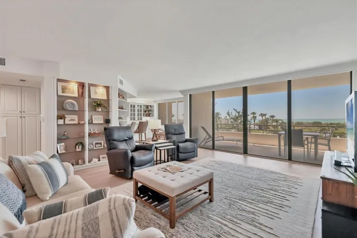 Outdoor living on the extended balcony