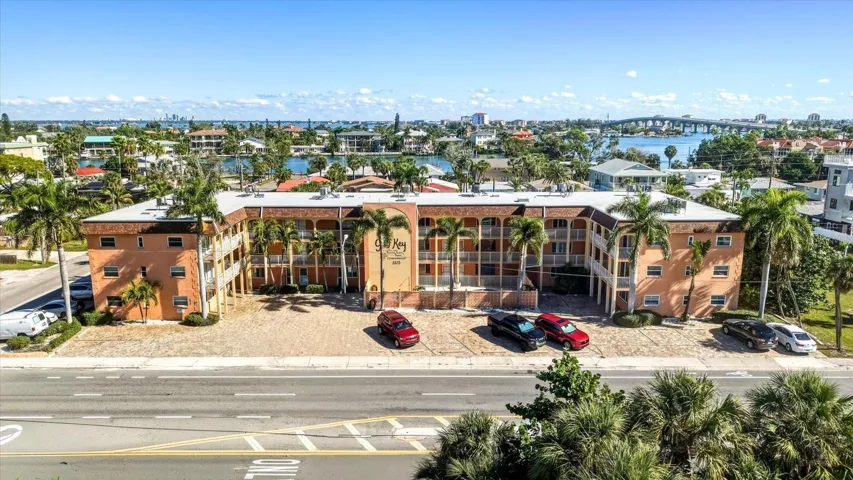 Front of building facing gulf
