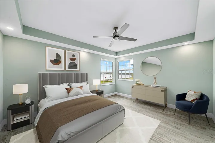 Primary Bedroom, Virtually Staged