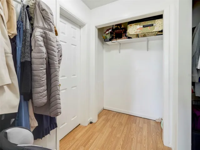 The Primary Bedroom generous walk-in closet.