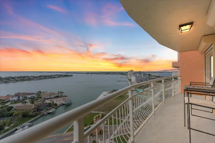 Stunning sunset views to the west with so much room to entertain