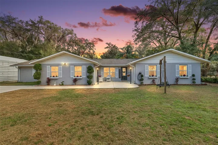 Twilight Front Elevation