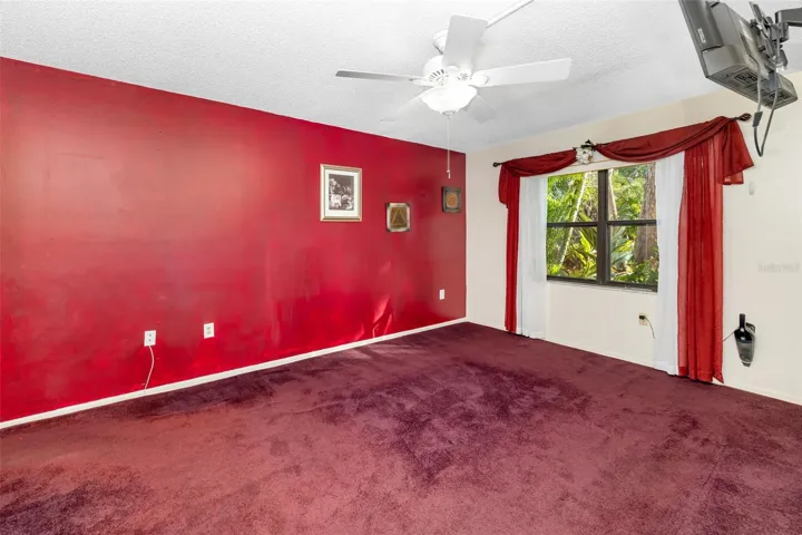 Comfortable primary suite with room for full furnishings in this ground floor condo