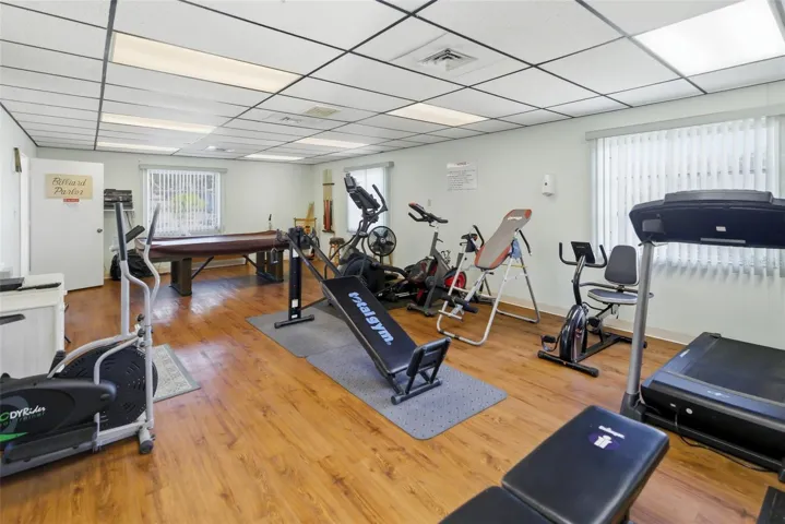 On-site fitness center for convenient, active living in this Bradenton gated community