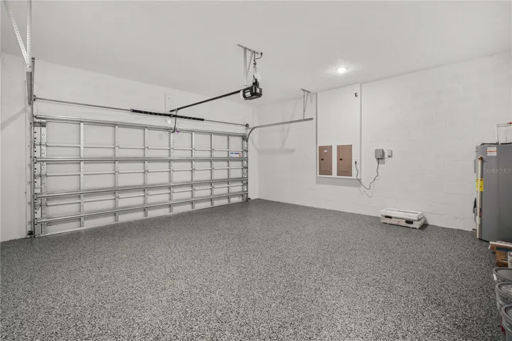 Two car garage - Finished flooring