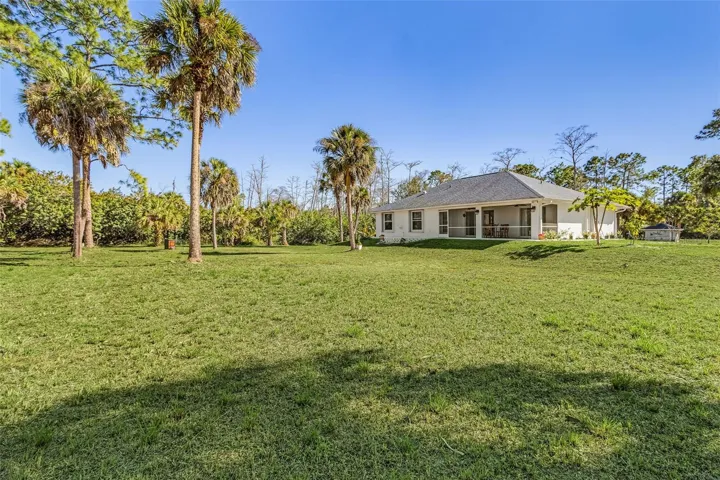 Rear side of Home