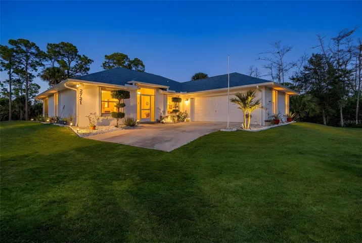Evening View of Home
