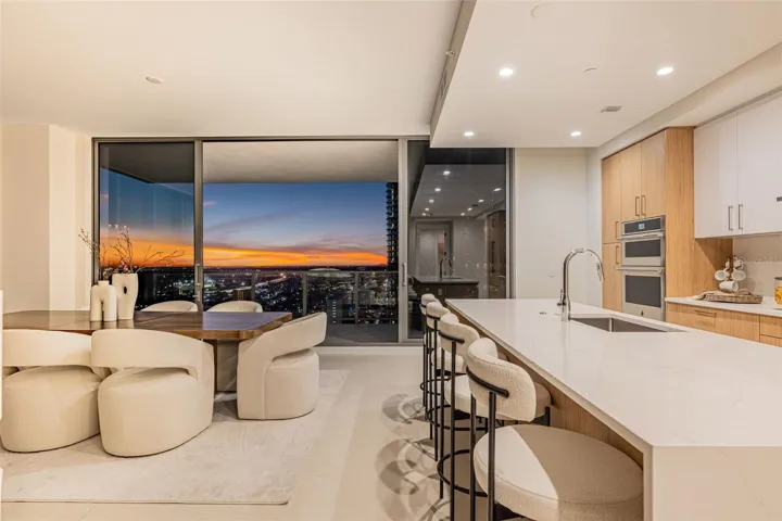 Kitchen Area Sunset