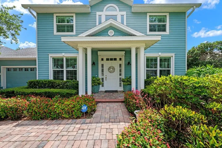 Crisp curb appeal with full hurricane protection