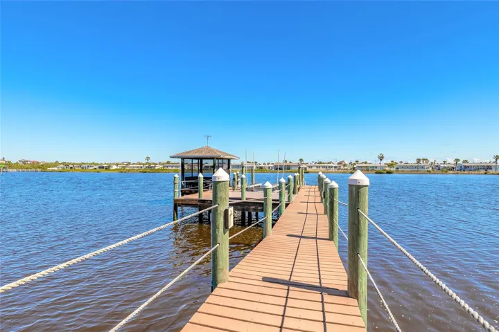 Shared dock - deeded - split down the middle