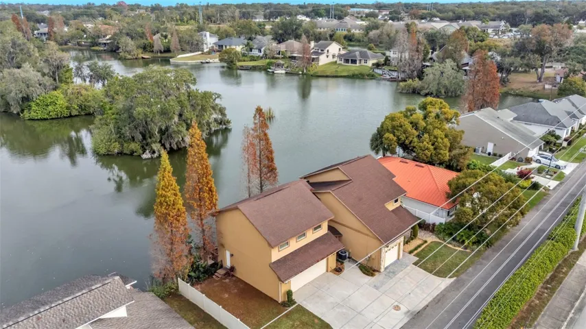 Front of House on the lake