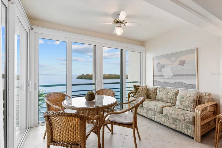 Eating Area Overlooking the Gulf