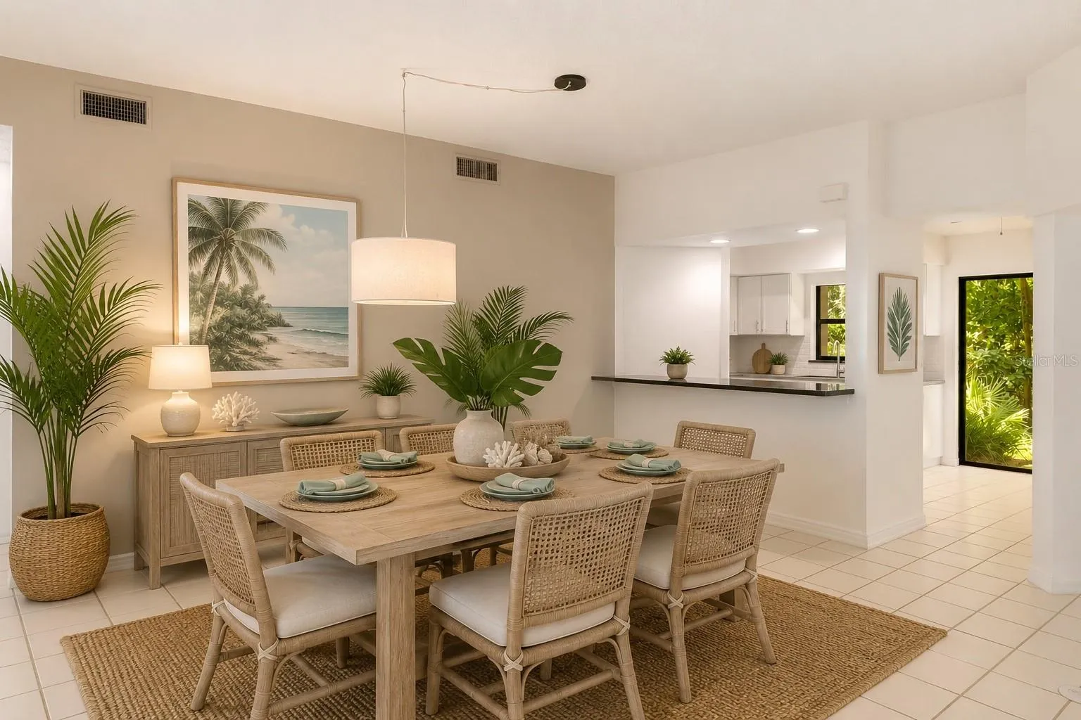Dining Room Virtual Staged