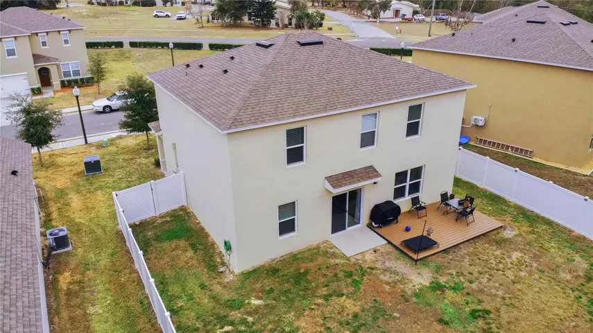 Aerial View of the Backyard