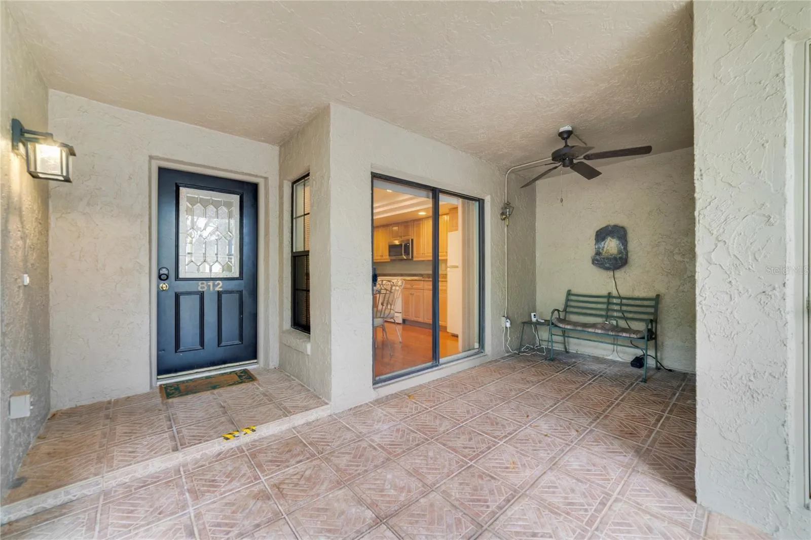 Covered Front Lanai with Large Storage Room
