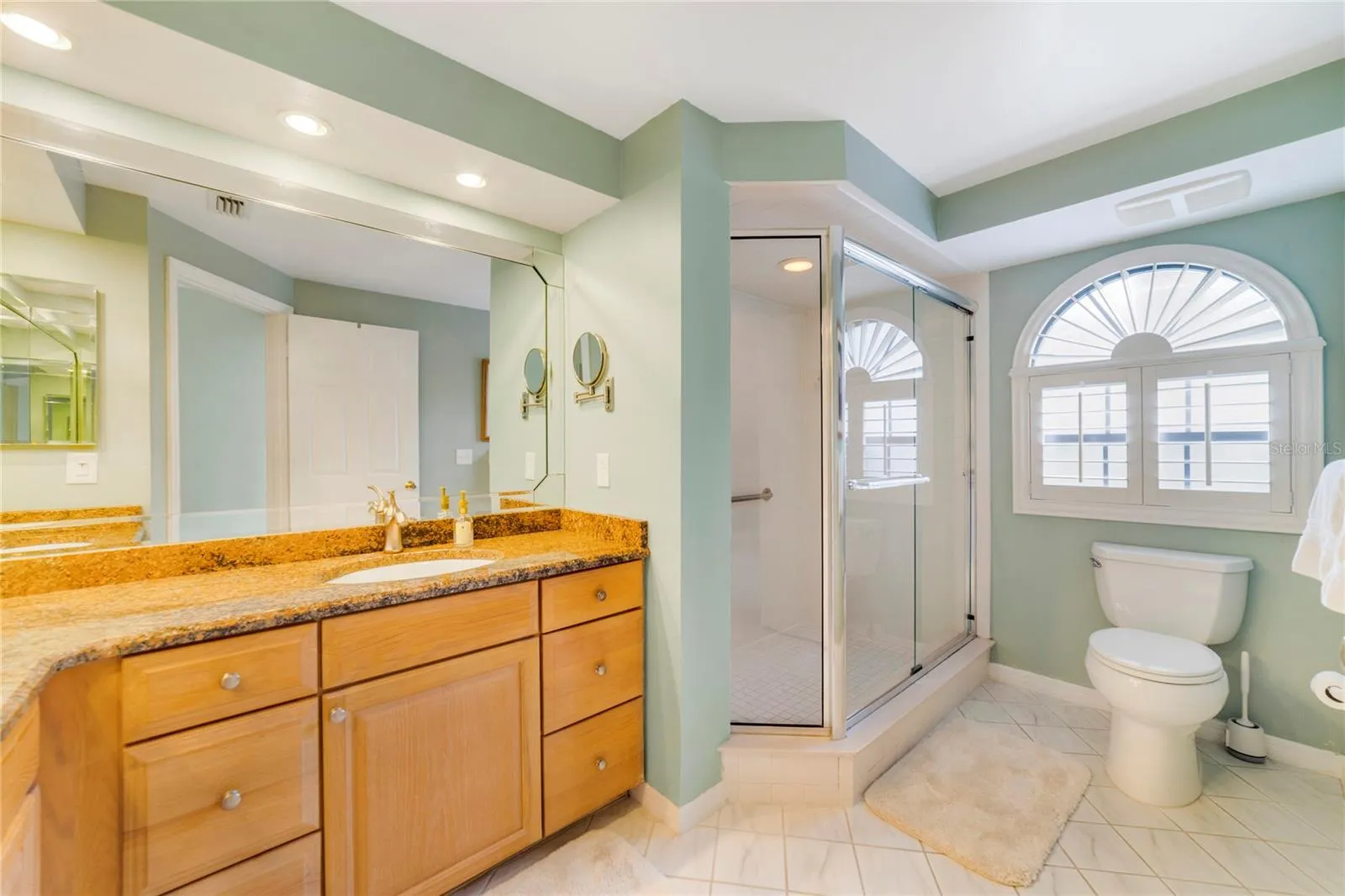 Primary Bath with Granite and  Shower