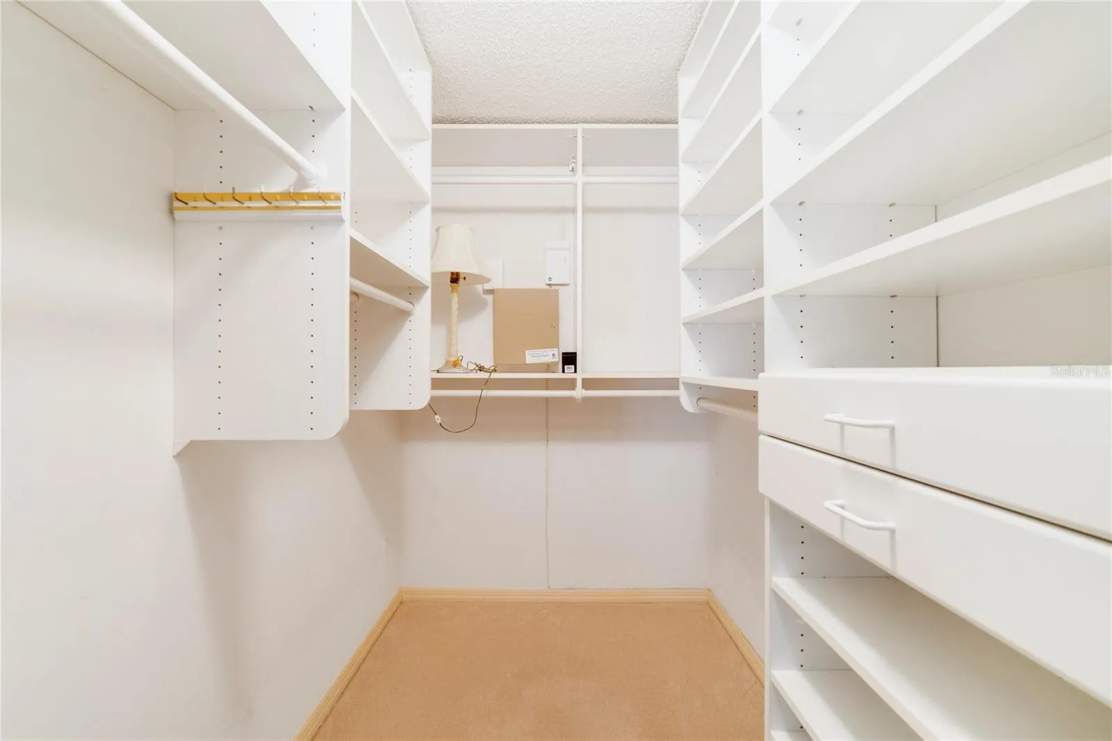 Primary Walk-In closet with Organizers