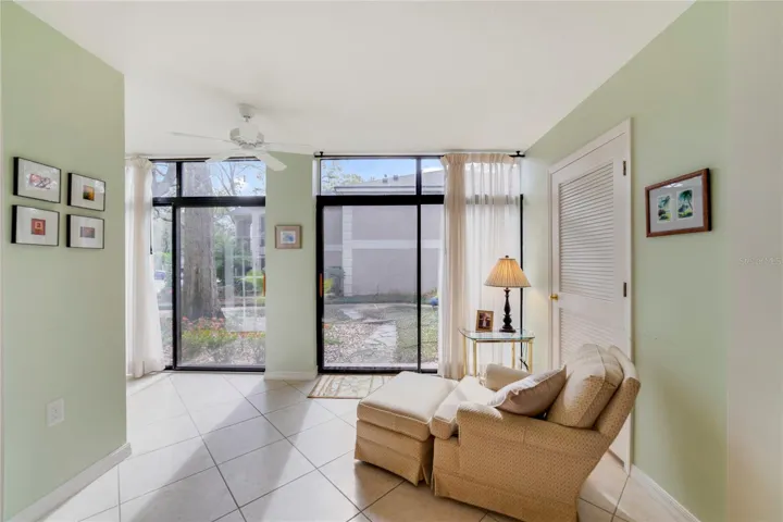 Rear Enclosed Patio with Additional Storage Room