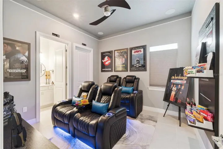 Bedroom 3 - Will fit a Queen Bed - but a Theater Room is More FUN!