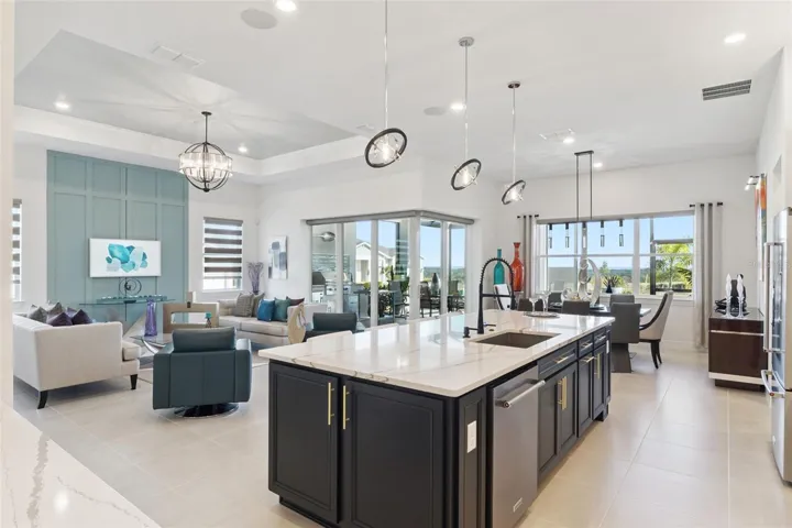 Open Floor Plan with Corner Sliders is a showstopper!