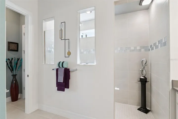 Entry to Deluxe Walk-In Shower