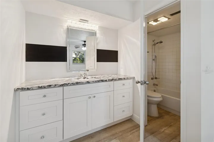 Sink with Stone Counter Top