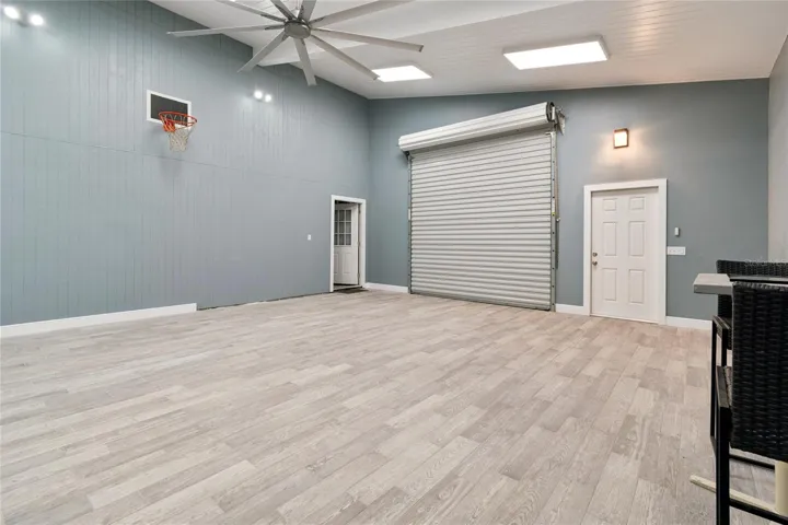 Garage with Roll Up Door
