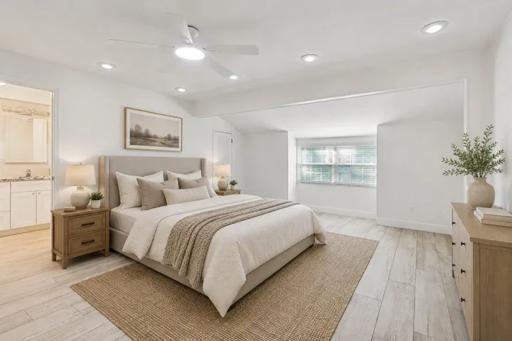 Primary Bedroom with EnSuite and Walk-In Closet
