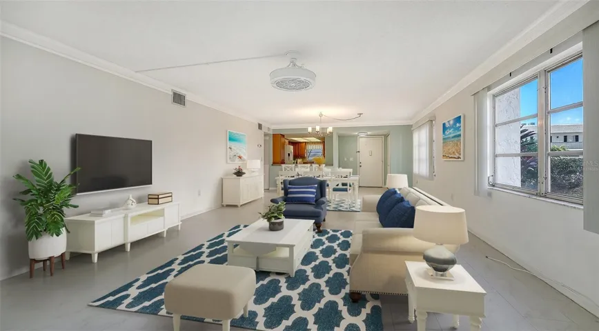 Virtually Staged Great Room