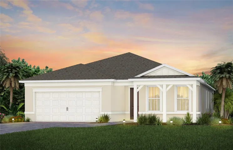 Exterior Design. Artistic rendering for this new construction home. Pictures are for illustrative purposes only. Elevations, colors and options may vary.