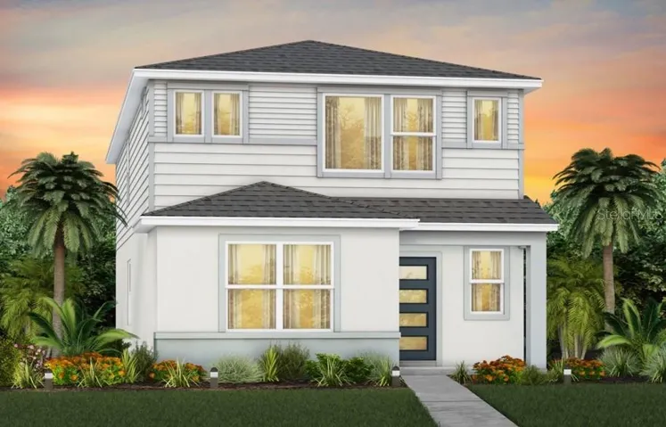 Exterior Design. Artistic rendering for this new construction home. Pictures are for illustrative purposes only. Elevations, colors and options may vary.