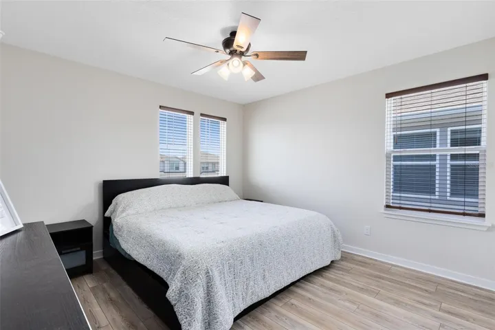 Bedroom 3 with walk in closet.