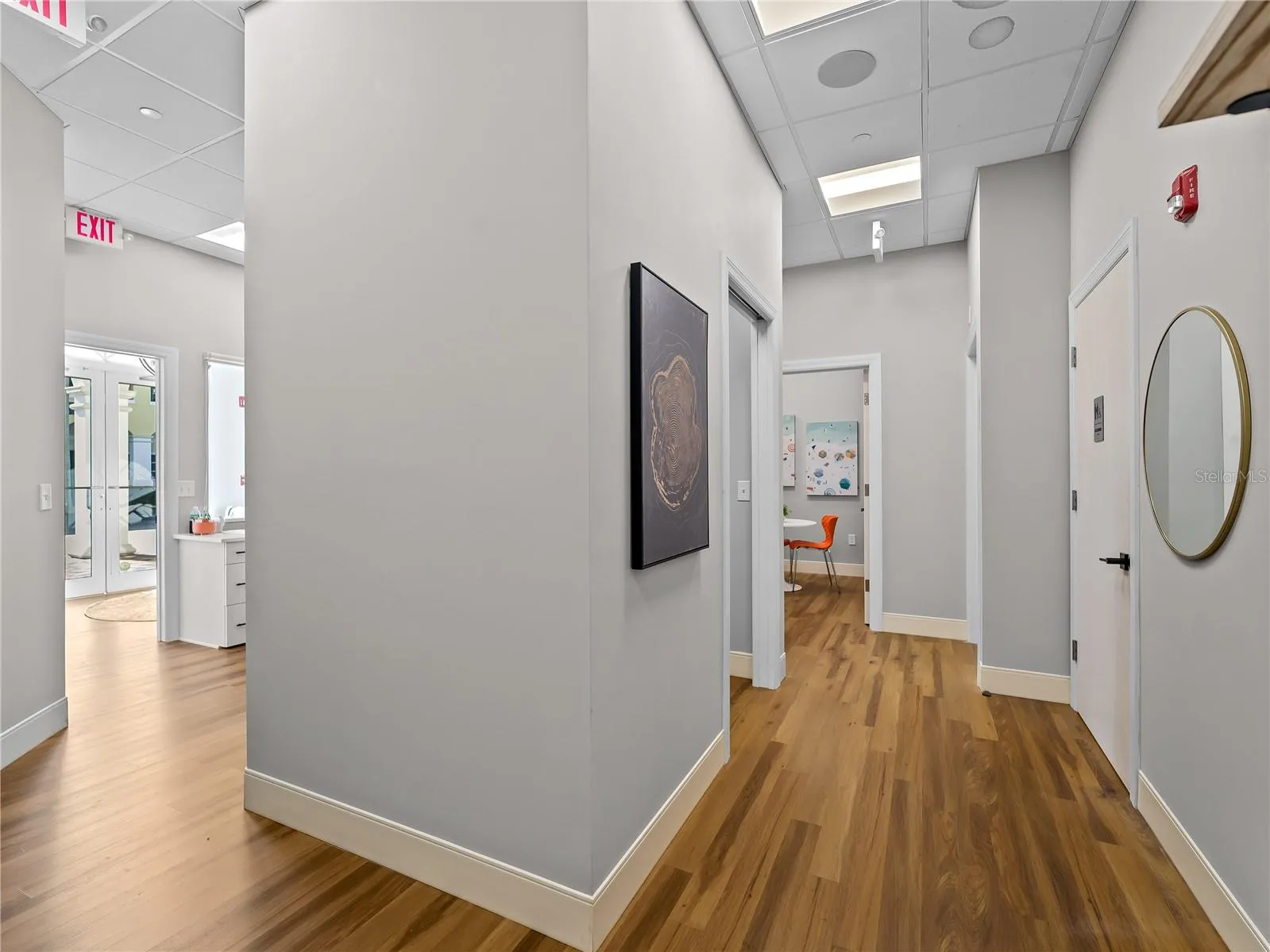 Hallway to back
