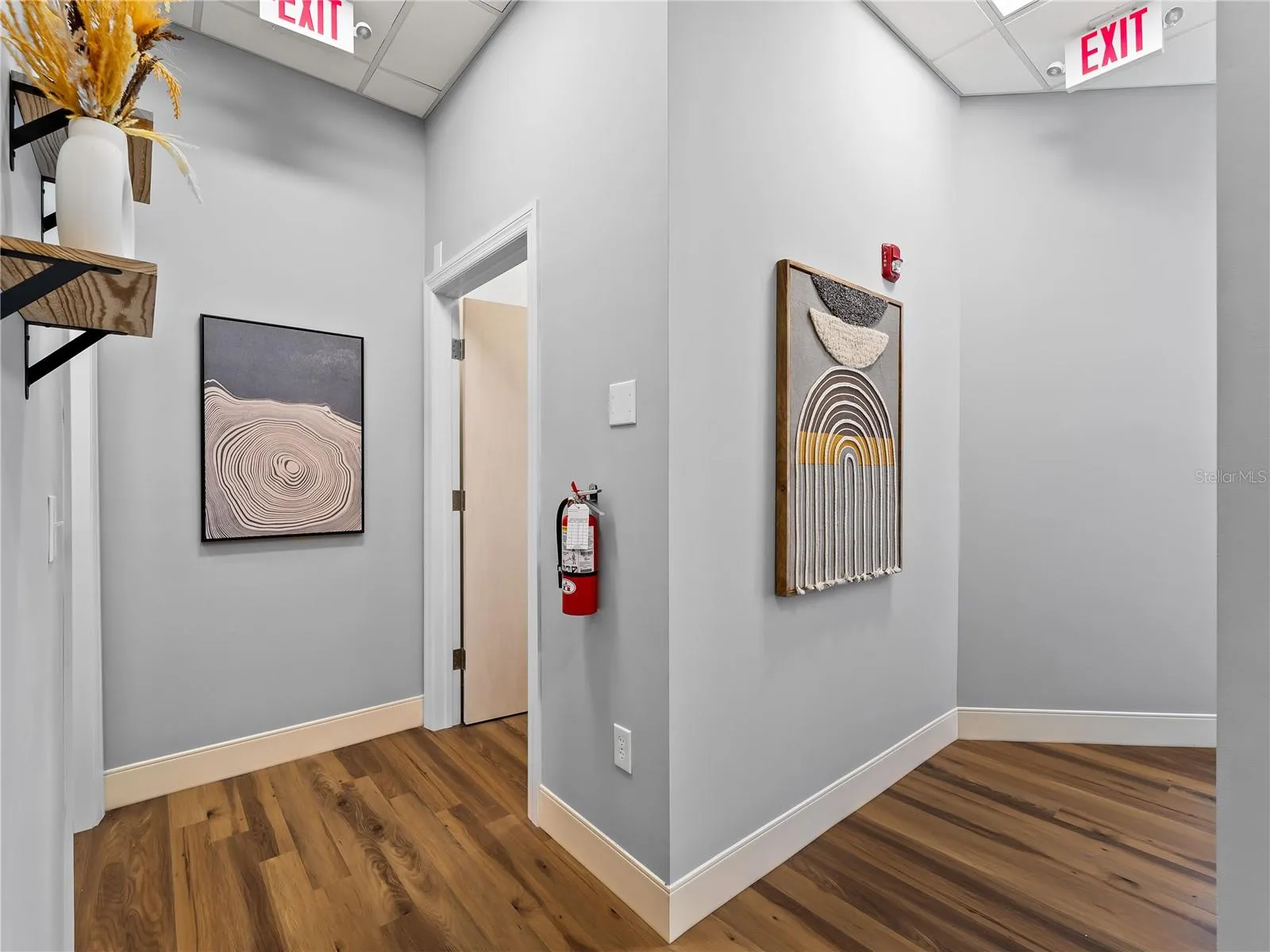 Hallway to storage