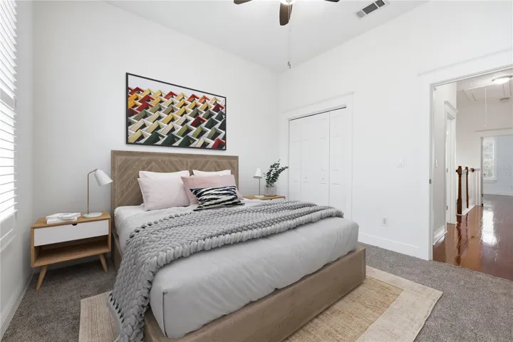 Virtually staged - 3rd bedroom