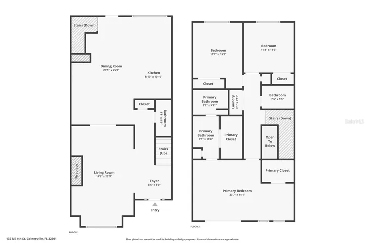 1st & 2nd floor