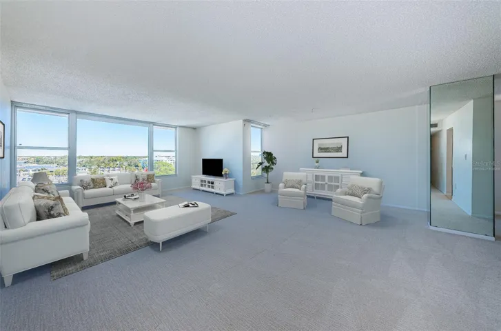 Living Room - Virtually Staged
