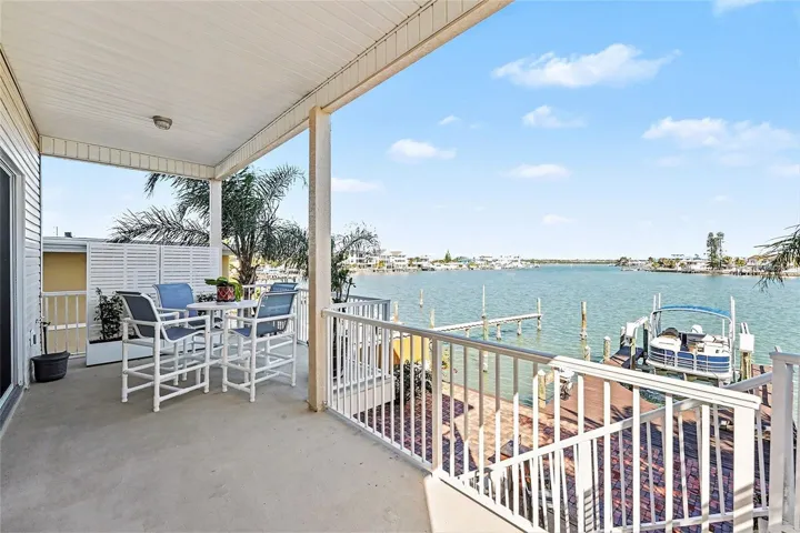 Main level balcony overlooking the Bay.