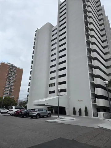 entry to building on back side of building