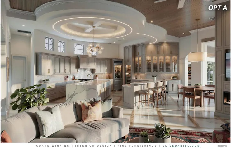 Render concept for kitchen