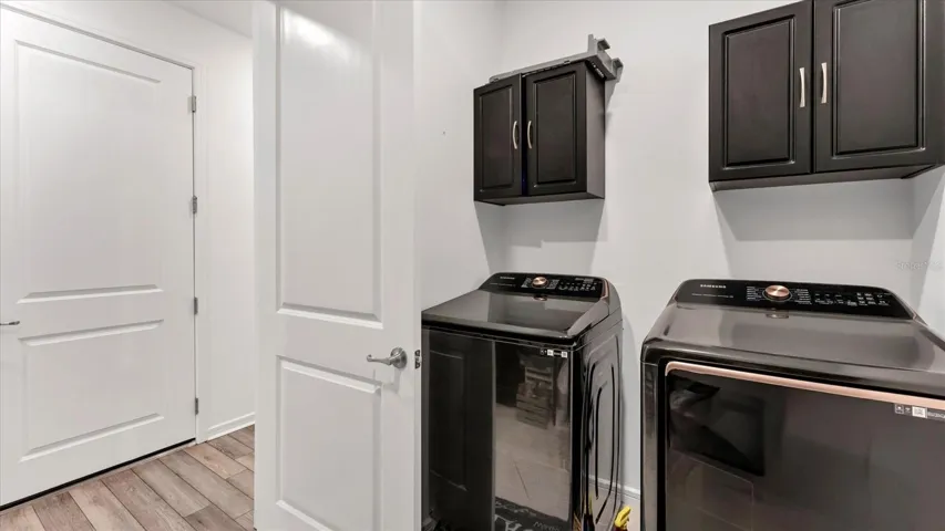 Laundry room is downstairs
