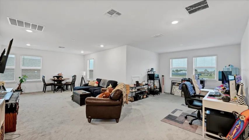 Open floor concept on 2nd floor