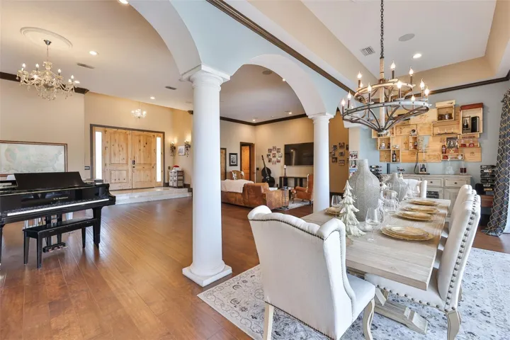 dining room and formal living room