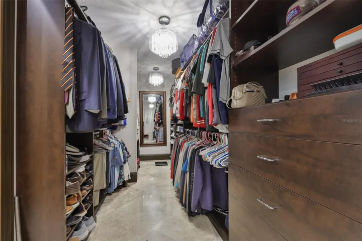 primary walk in closet