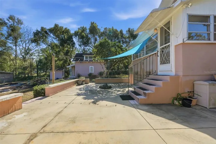 Back patio