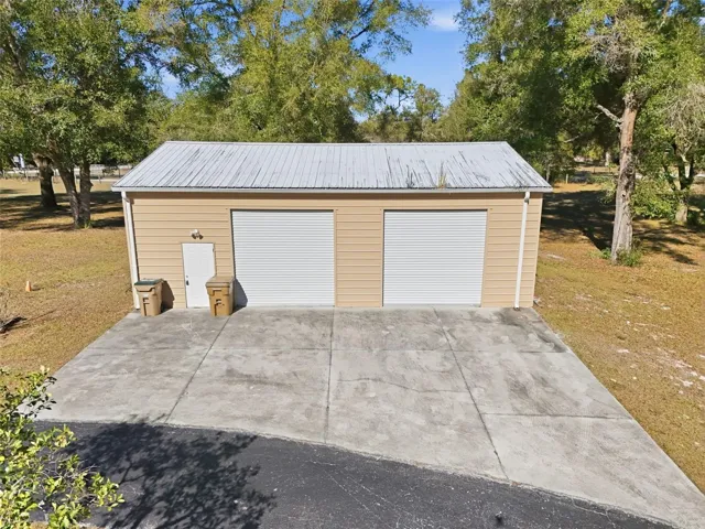 Detached 4 car garage/work shop