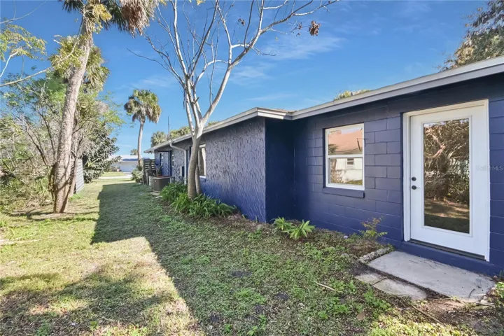 North side yard is extra wide.