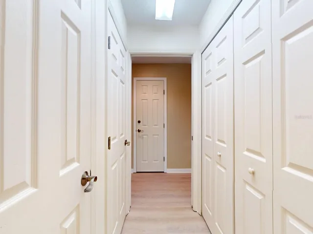 Indoor Laundry Closet and Storage Closet