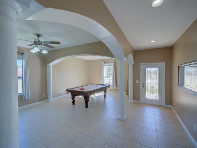 Entryway and Family Room